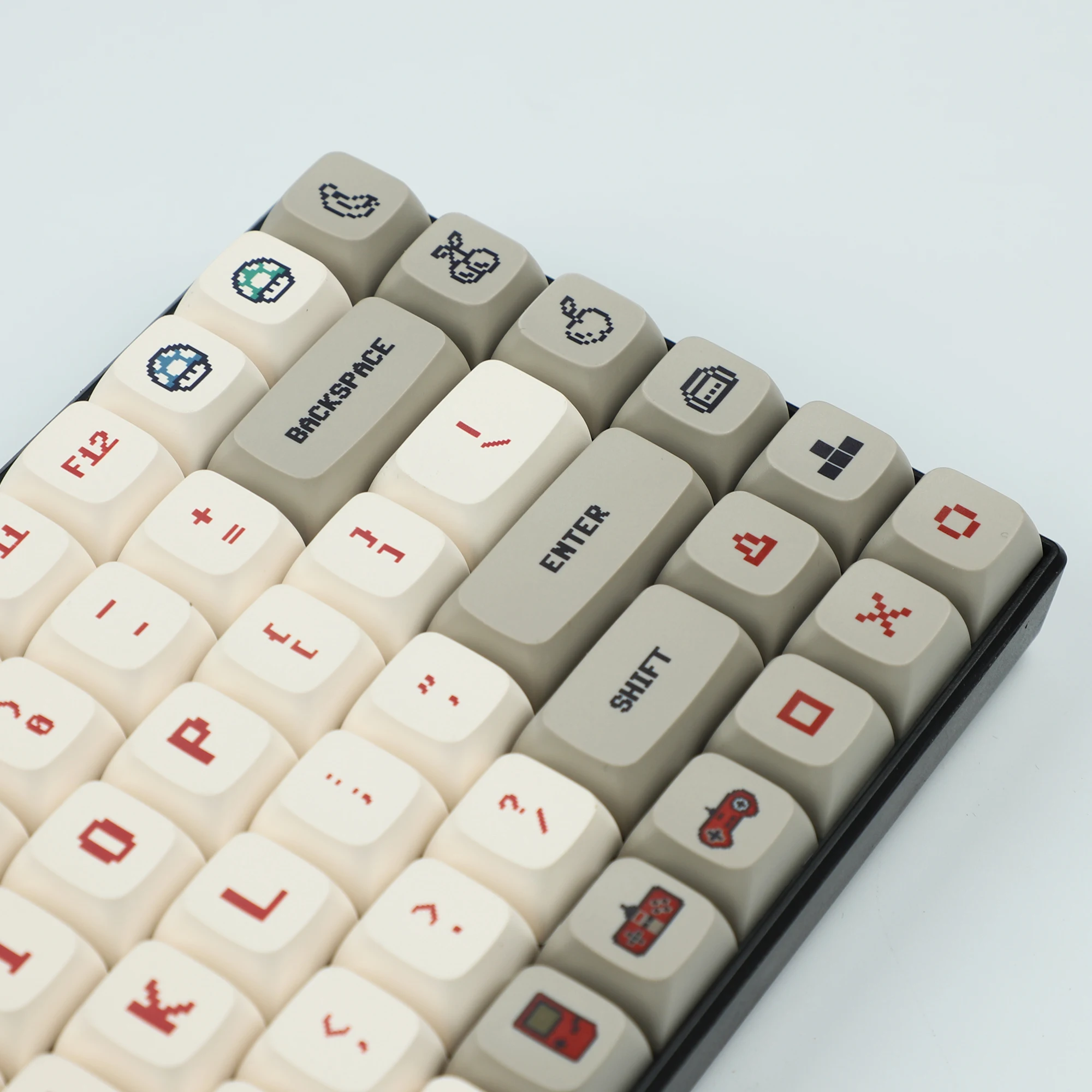 146 клавиши Gameboy Dye Sub ZDA PBT колпачок для ключей аналогичный XDA детской модели 104 87 61