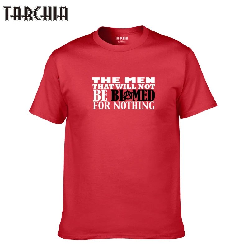 Футболка TARCHIA мужская с коротким рукавом хлопок брендовая тенниска Повседневная