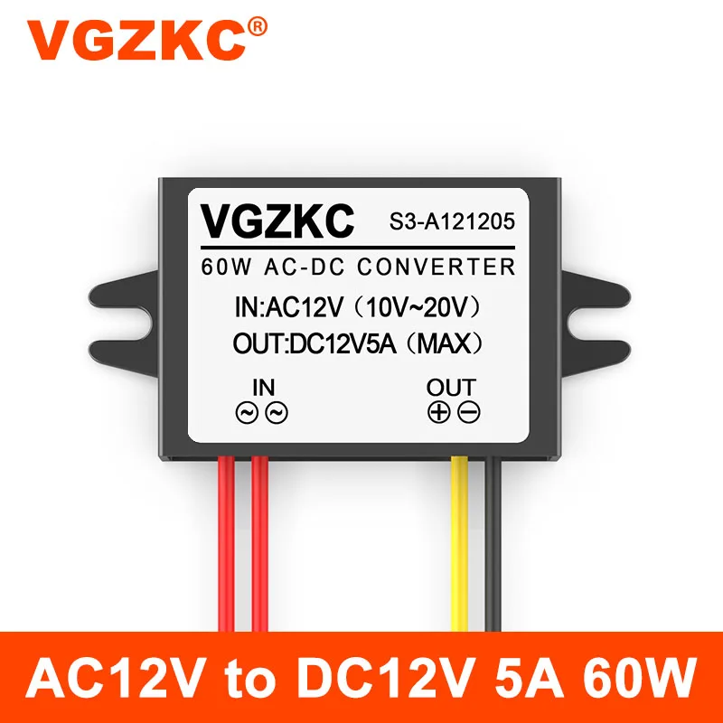 

AC12V до DC12V преобразователь питания 12В до 12В AC-DC модуль питания для оборудования для мониторинга