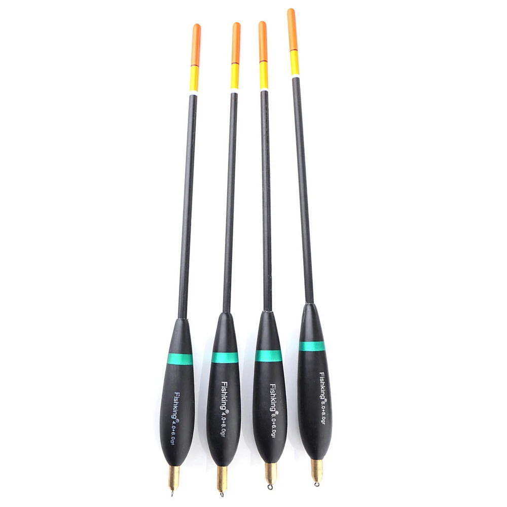 

4pcs/pack Barguzinsky Fir Float Carp Fishing Mixed Size Balsa Fishing Float Bobber Cork Vertical Buoy For Carp Fishing Tackle