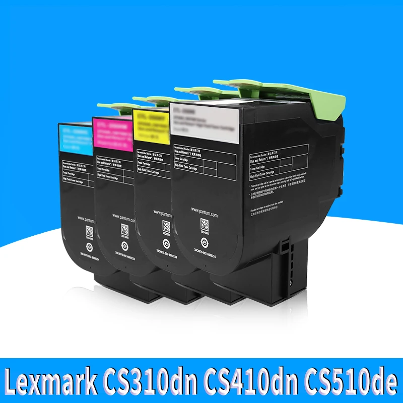 Подходящий для Lexmark cs310dn тонер-картридж cs410dn cs510de цветной лазерный принтер |