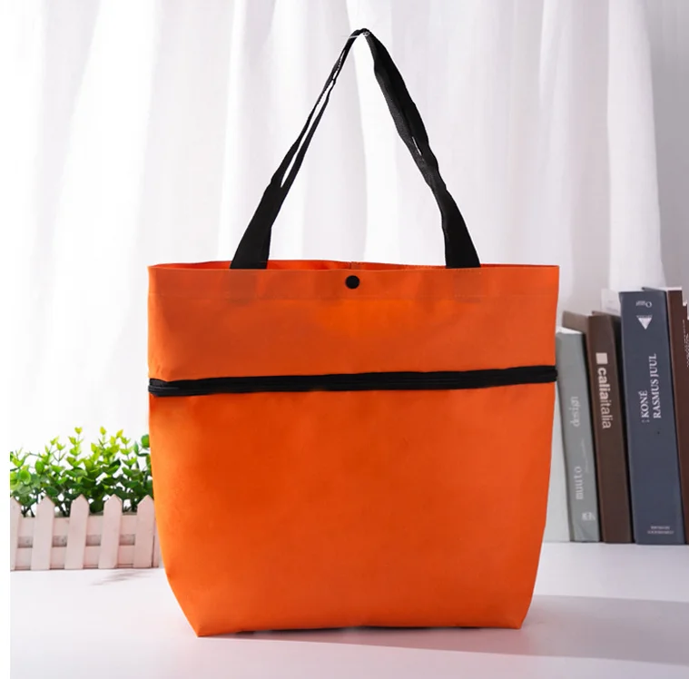 

New Foldable Shopping Trolley Cart Foldable Reusable Eco Large Waterproof Bag Luggage Wheels Basket shipping bags