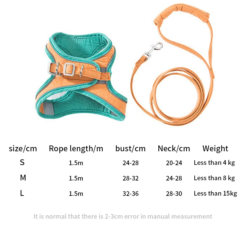 

Cat Harness Adjustable Reflective Vest Pet Harnesses Outdoor Walking Small Cats Dogs Floral Print Harness Collar Cat Accessories