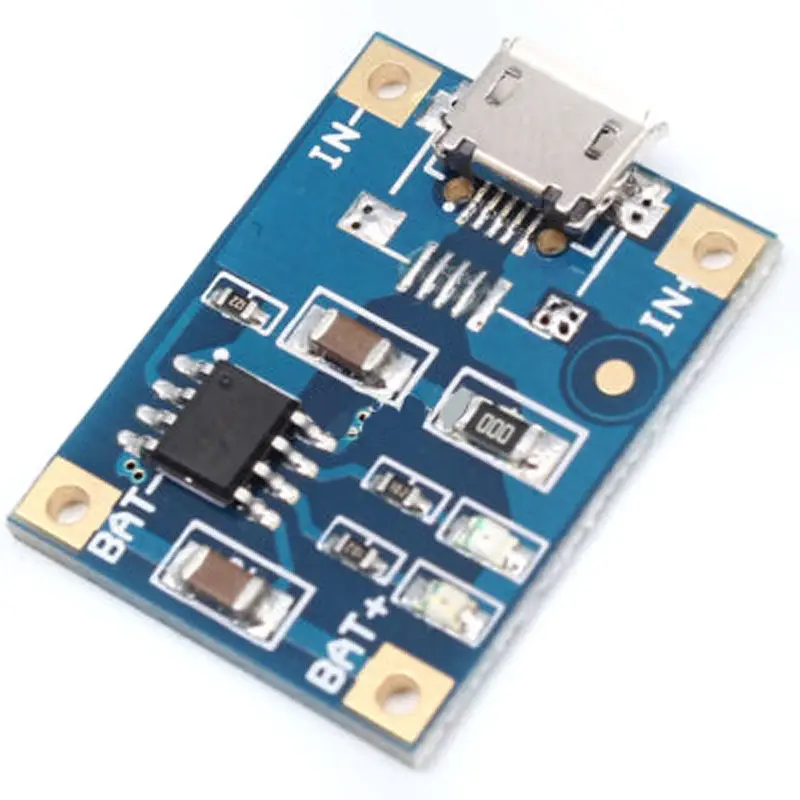 10 шт. TP4056 Micro модуль зарядного устройства USB 5 В 1A 18650 литиевая батарея зарядная