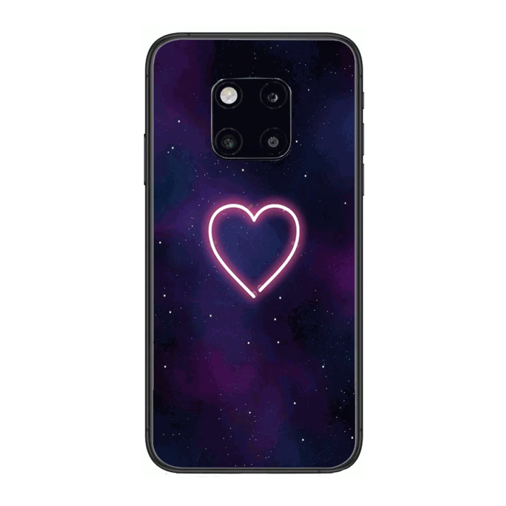 

HD Matte Shockproof Phone Case For Huawei mate 30 10 20 40 Lite Smart Z Pro Black Etui 3D Coque Painting Hoesjes case