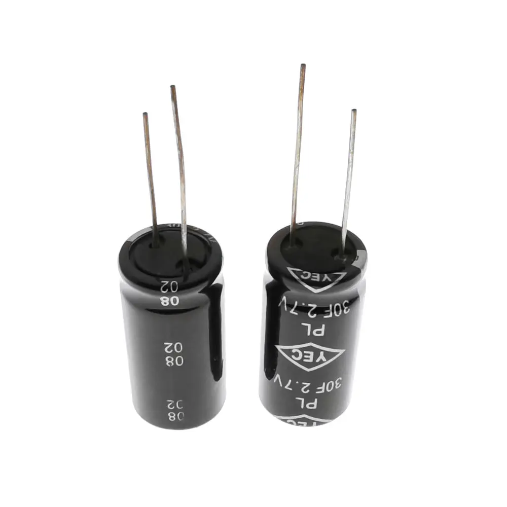 

5PCS Taiwan 2.7V 30F New Original Super Farad Capacitor 2.7V30F 16*32 30F2.7V Super Capacitor