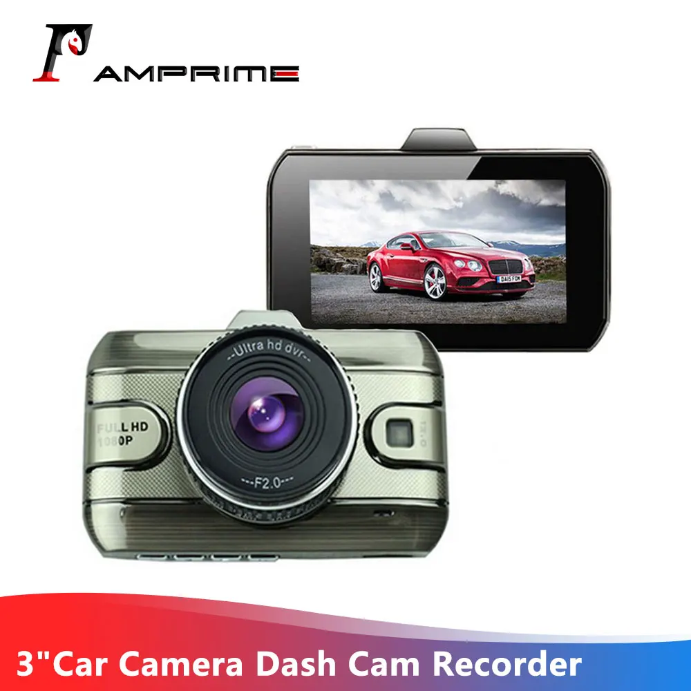 AMPrime 3 &quotАвтомобильные видеорегистраторы Камера Full HD 1080P Dash Cam Регистраторы 170