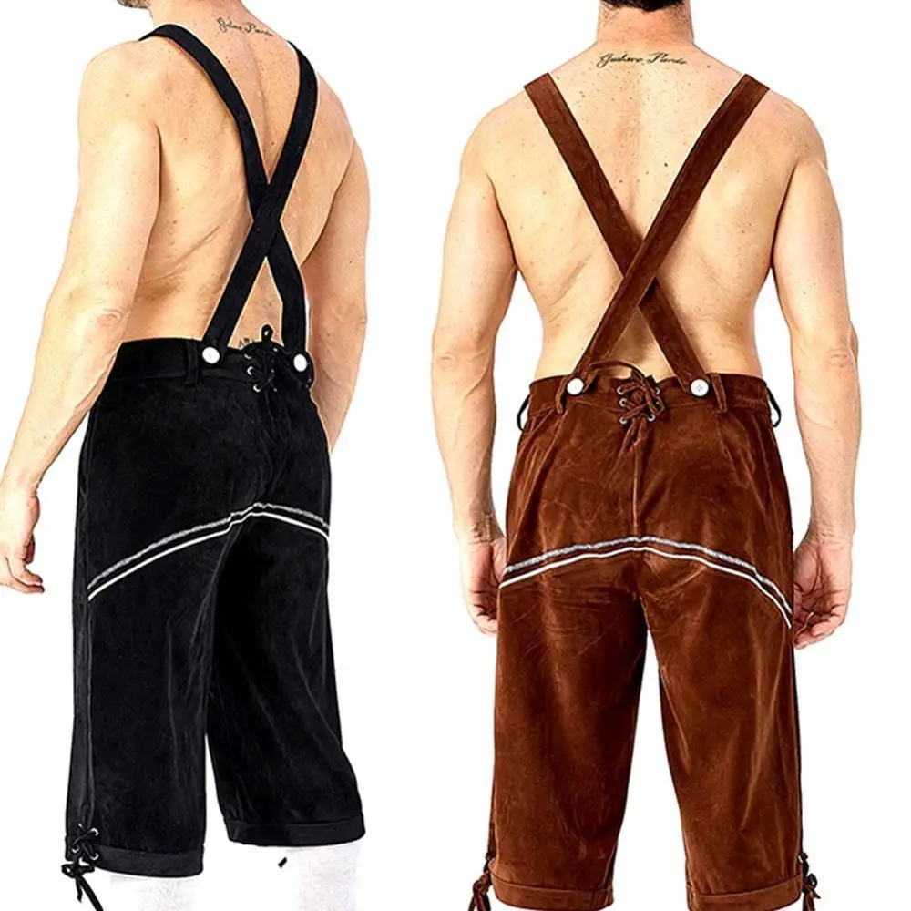 Для Мужчин's баварские ледерхозен пива костюм для Октоберфеста карнавальный