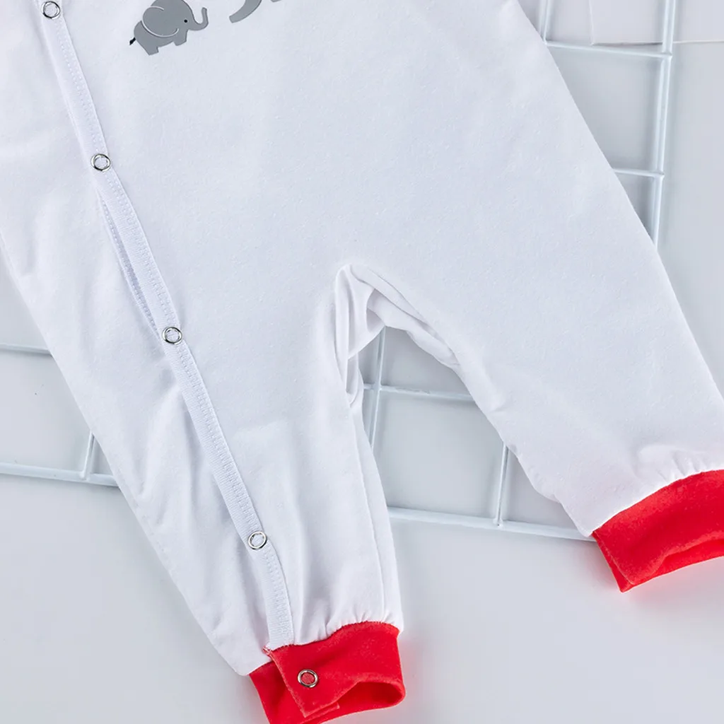 Пижама детская с длинным рукавом круглым вырезом и принтом