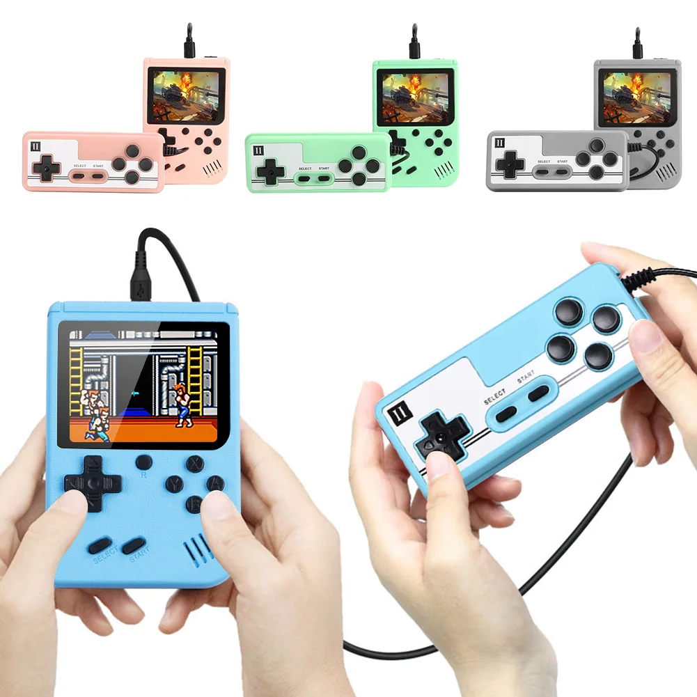 

Мини-Консоль карманная портативная с цветными играми, 800 в 1