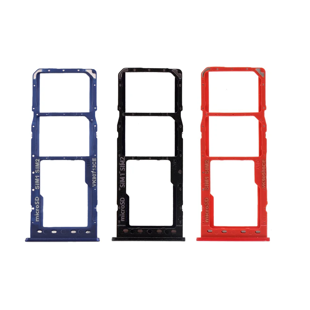 

Для Samsung Galaxy A10 SM-A105 черный/синий/красный цвет с двумя SIM-картами и лотком для карт MicroSD