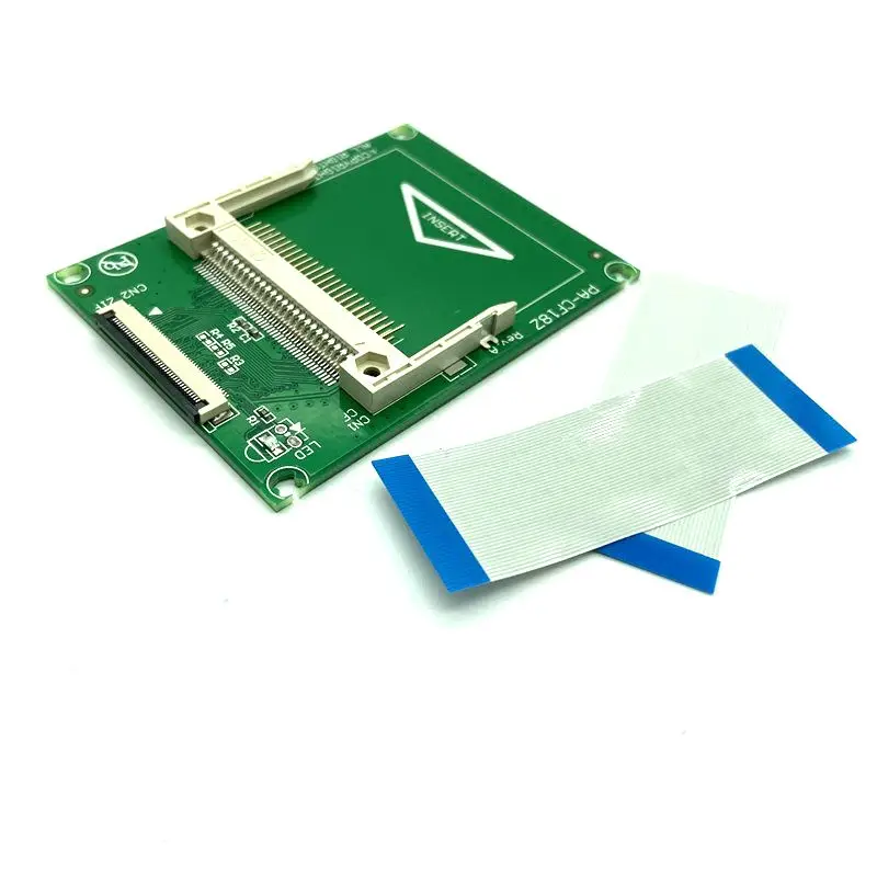 Компактная карта памяти CF на 1,8 дюйма, адаптер для Toshiba Ipod ZIF SSD HDD с 2 кабелями