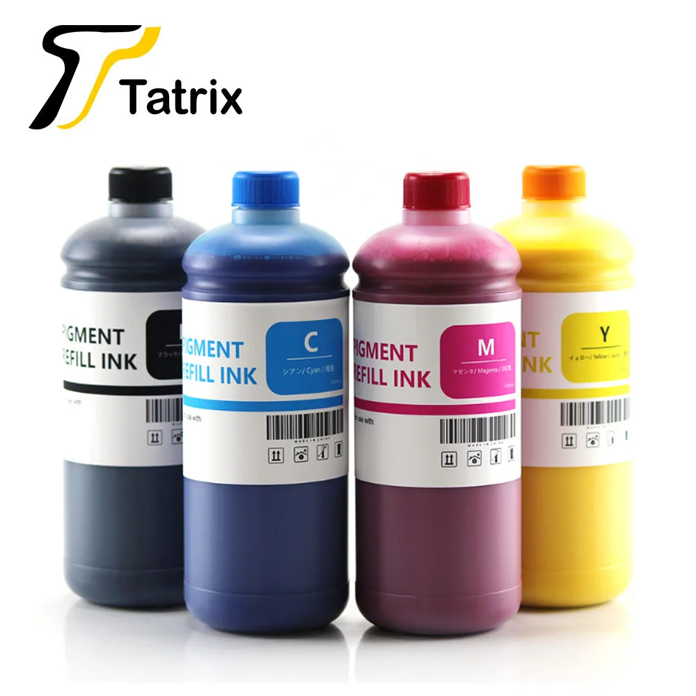 Универсальные пигментные чернила Tatrix 4X1000ML специализирующиеся на принтере EPSON.
