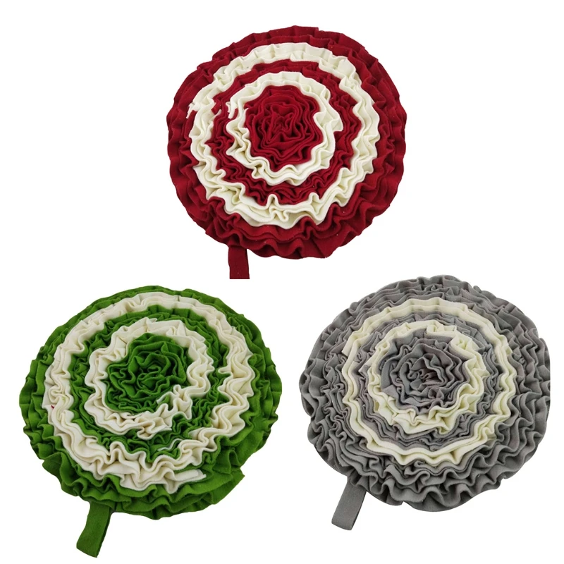 

Pet Dog Snuffle Mat Nose Smell Training Blanket Sniffing Pad Slow Feeding Bowl