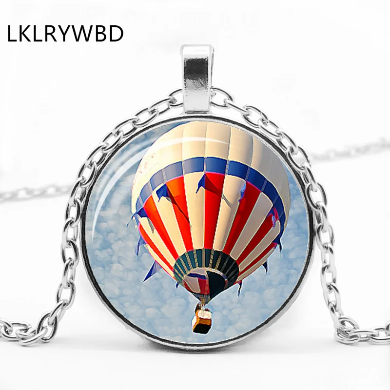 Модное популярное разноцветное ожерелье с воздушным шаром выпуклая круглая