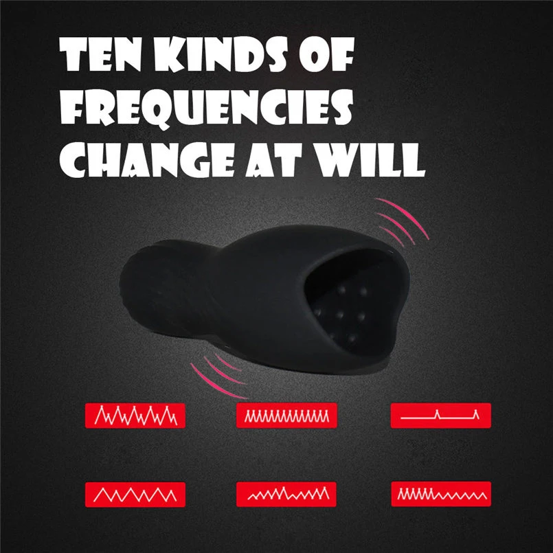 10 режимов пенис тренажер задержки Мужской мастурбатор вибратор автоматический