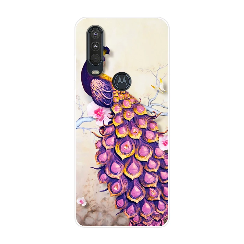 33 Для Motorola One Action чехол 6,3 ''мультяшная мягкая ТПУ Силиконовая задняя крышка для MOTO One Action OneAction чехол для телефона funda One Vision - Цвет: 33
