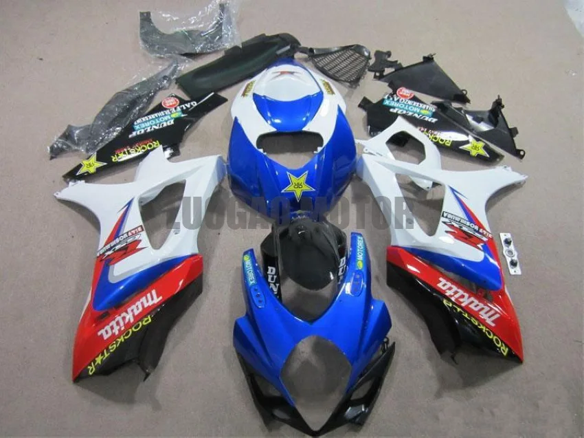 

Injection Fairing kit For SUZUKI GSXR-1000 Blue Red White hot GSXR1000 07 08 Bodywork GSX R1000 K7 K8 GSXR 1000 2007 2008
