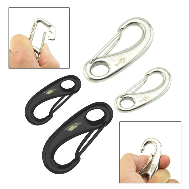 

Diving Durable Clip Hook 316 Stainless Steel Simple Hook Safety Diving Buckle Bolt Snap Scuba Diving Buckle Kayak Pool Accessory