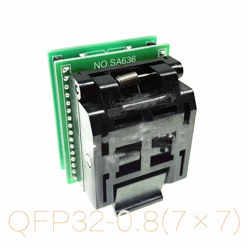 

TQFP32 QFP32 TO DIP32 IC Programmer Adapter Chip Test Socket SA663 Burning Seat Integrated Circuits