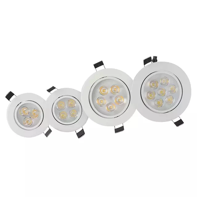 

Dimmable Downlight light 9W 12W 15W 21W 220V 110V Recessed Led ceiling lamp Warm / White/Cold White Round Led Spot Light