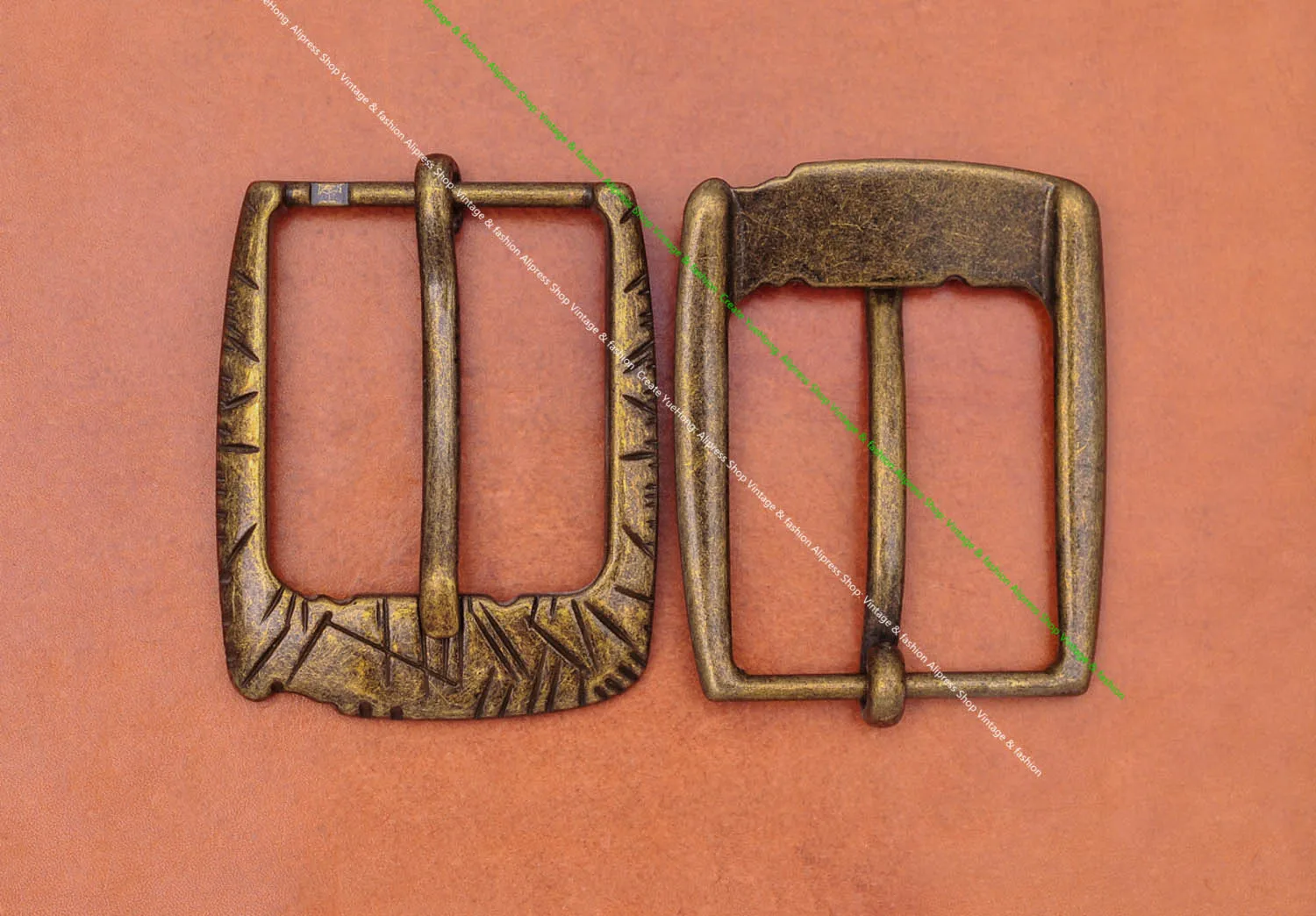 Винтажная широкая Качественная мужская металлическая пряжка с латунным