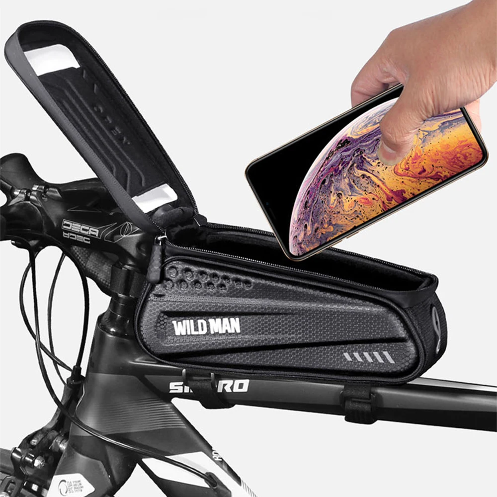 Yeren велосипедная сумка с защитой от дождя рама передняя Труба мобильный телефон