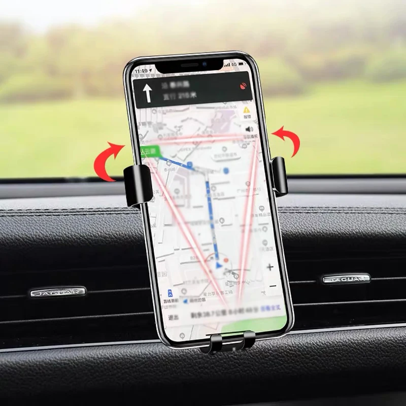 car mobile phone holder for renault kadjar captur twingo clio megane 2 3 4 duster logan air vent clip gps stand gravity bracket free global shipping