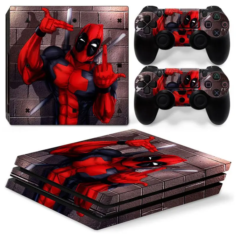 3 Pop Viny Наклейка для PS4 Pro консоль+ 2 кожаная наклейка на контроллер для sony Playstation 4 Pro игровые аксессуары - Цвет: 3