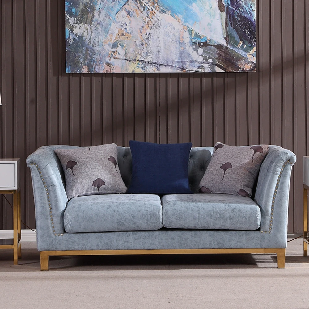 CBM 0403 SF902A современный дизайн металлические ножки элегантный диван Chesterfield 1 + 2 3 deluxe