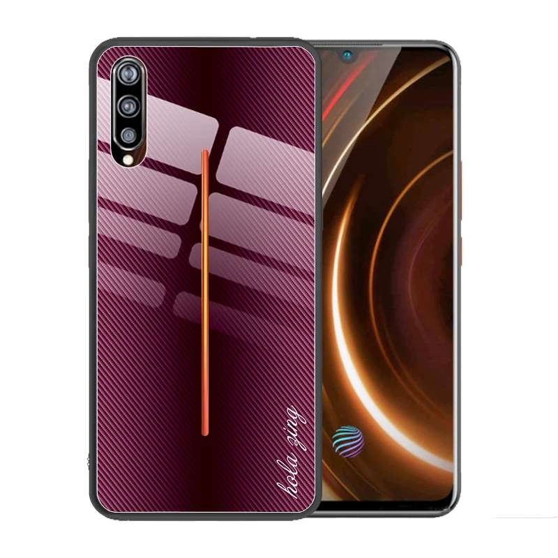Чехол для VIVO Z5X Z5 Z3 Z3i Z1 Pro Z1i iQoo NEO Роскошный чехол из углеродного волокна с узором