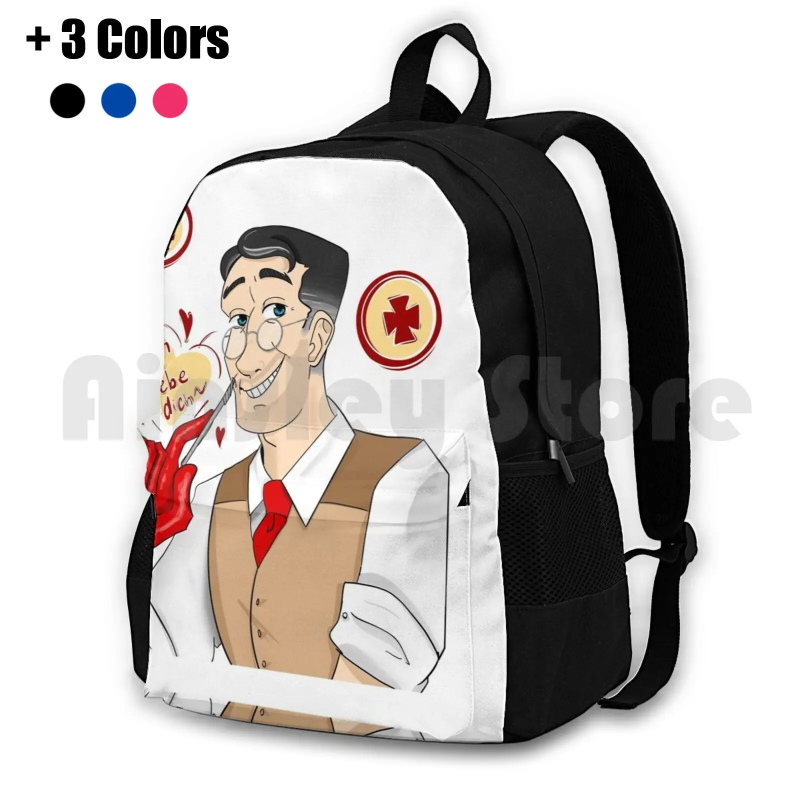 

Medic Tf Outdoor Hiking Backpack Riding Climbing Sports Bag Tf2 Tf2 Medic Medic Tf2 Team Fortress 2 Valve Video Games