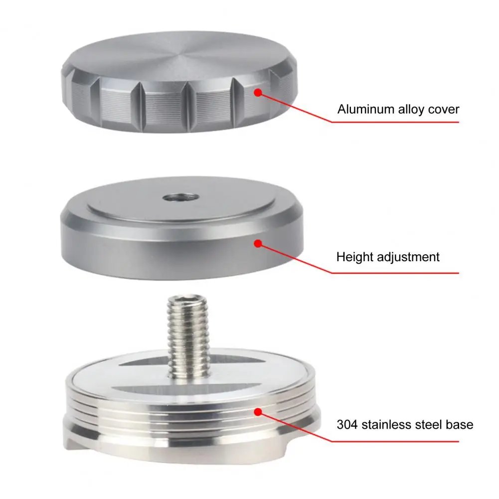 

Stainless Steel Adjustable Coffee Distributor Espresso Palm Tamper 58mm Coffee Powder Press Tools