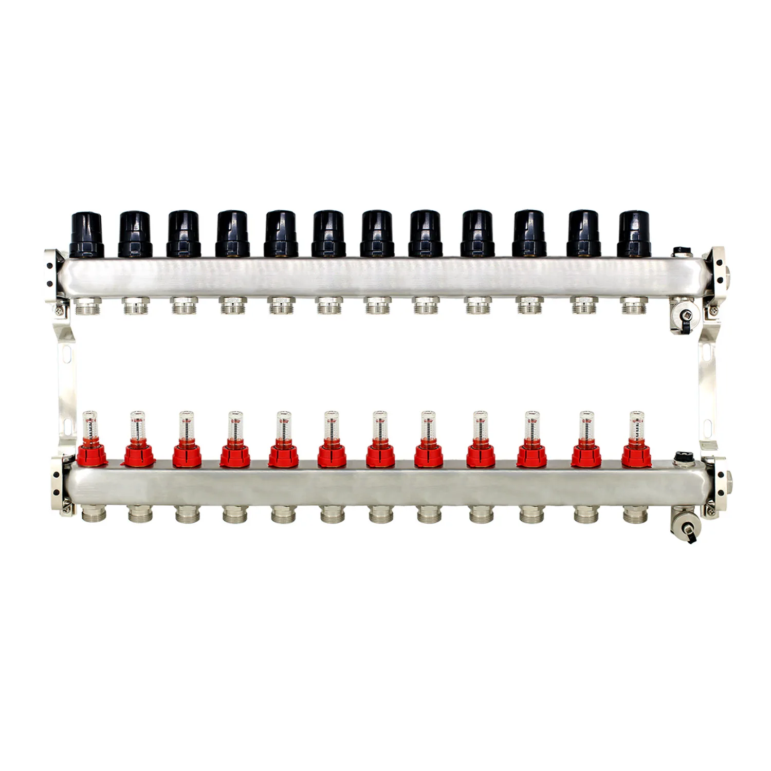 Ufh подогрев пола коллектор с расходомером topmeter для напольного покрытия Тепловая