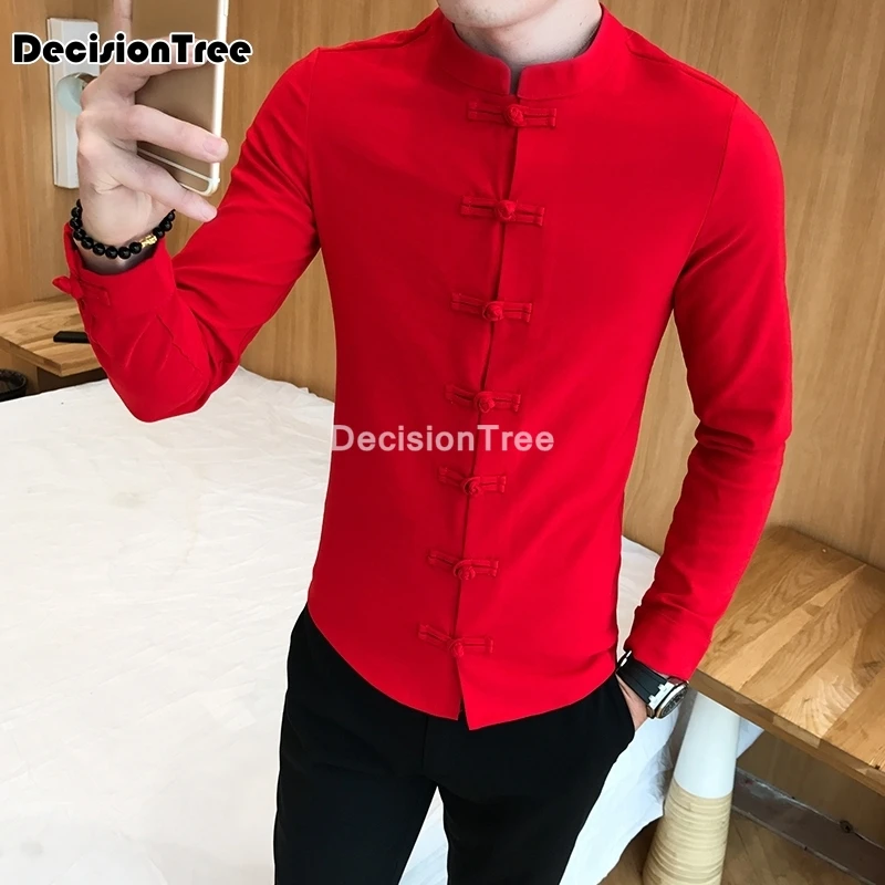 2021 блузка кунг фу с длинным рукавом традиционная китайская одежда костюм Тан топ