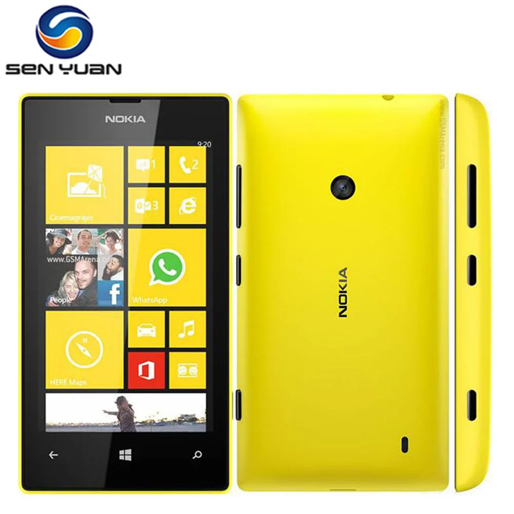 520 в Мои желания оригинальный Nokia Lumia разблокирован мобильный телефон Dual Core 3G Wi Fi GPS