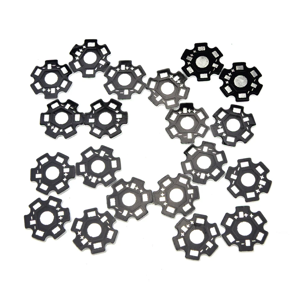 20 шт./лот 1 Вт 3 5 Светодиодный радиатор алюминиевая Базовая пластина печатная