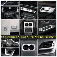 water cup holder ceiling roof reading light lamp cover trim for nissan x trail x trail rogue t33 2021 2022 matte interior