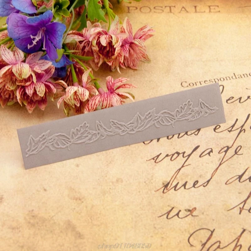 Пластиковая папка для тиснения с листьями трафарет шаблон сделай сам