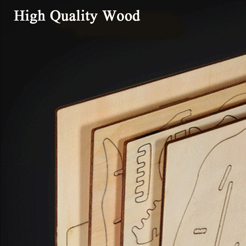 Деревянные пазлы Taihe лазерная резка 3D китайское здание модель сделай сам