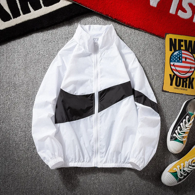 MANVALUE Лето Рашгард тонкий лоскутный солнцезащитный крем для мужчин и женщин