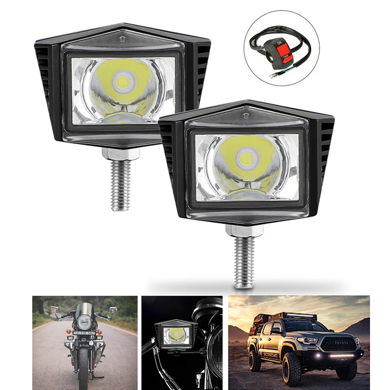 2.5 inch 15W Motorcycle Spotlight LED Work light Driving Headlight Scooter ATV Moto Motorbike Headlamp 6000K |