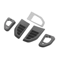 rc car high simulation abs hood vent intake grille for trx 4 ford lima bronco rc car modification part