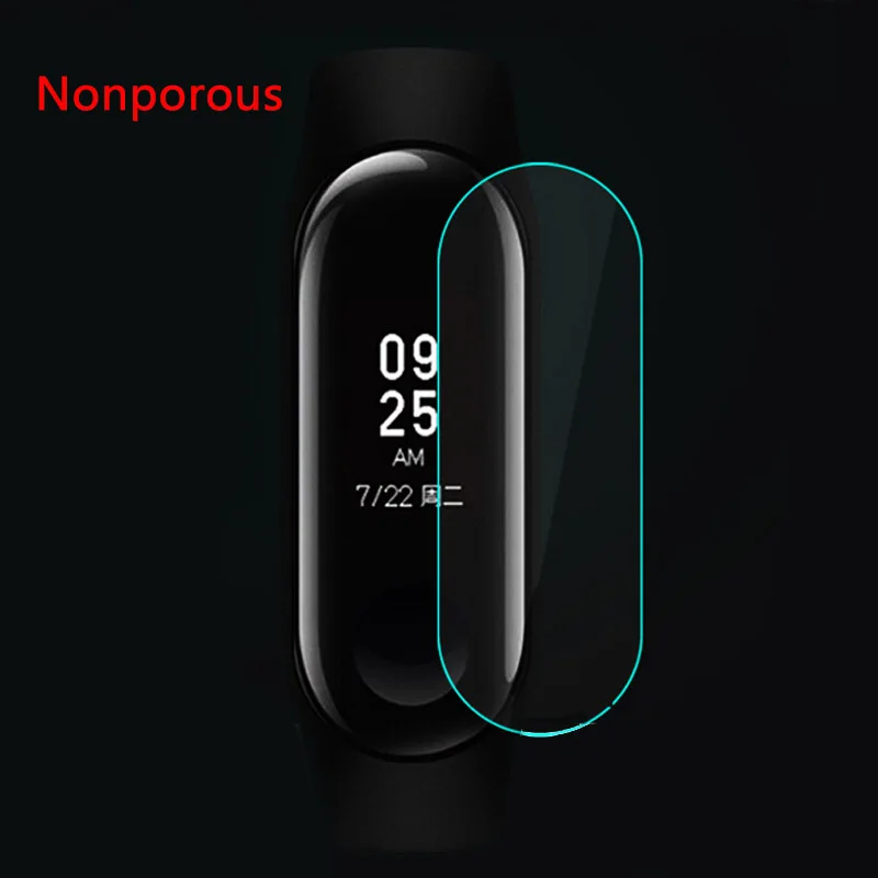 5 шт. M3 пленка экранная лента mi Band 3 Закаленное стекло протектор с отверстиями для Xiao mi