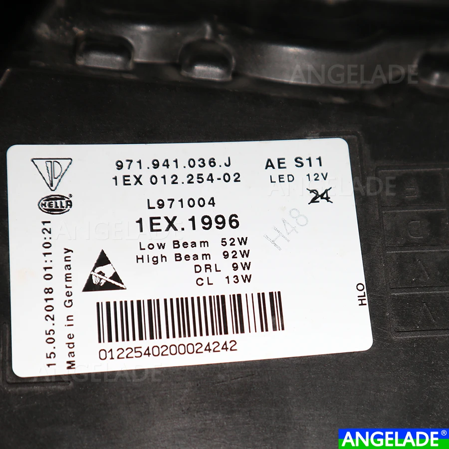 

Original Genuine Porsche971Panamera LED Matrix AHL Adaptive Hella Headlight Headlamp Front Lamp 971941035J 971941036J 971941040G