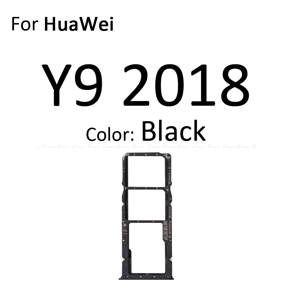 Micro SD / Sim Card Tray Socket Adapter For HuaWei Y9 2019 2018 Connector Holder Slot Reader Container images - 6