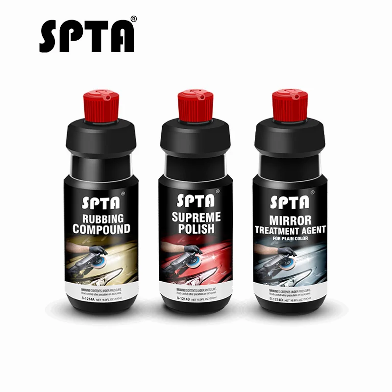SPTA 120 500 мл трение соединение для удаления царапин керамическое покрытие автомобиля жидкие автомобили воск автомобильный комплект для увеличения шлифовки полировки глазури