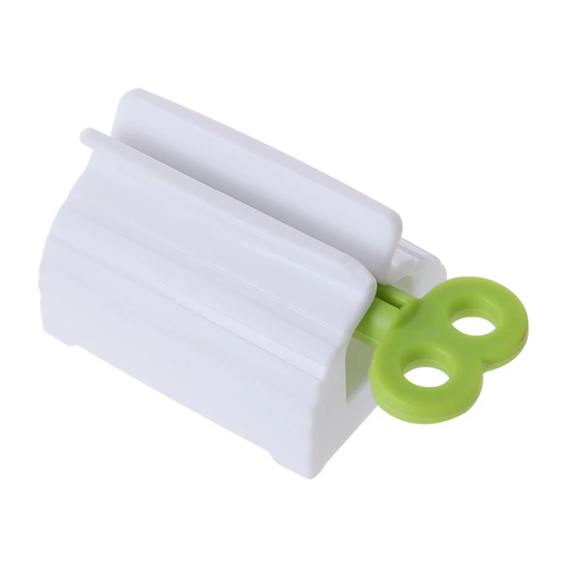 

J2FA Automatic Toothpaste Squeezer Multifunction Rotate Tube Press Manual Facial Cleanser Dispenser with Seat Stand Holder