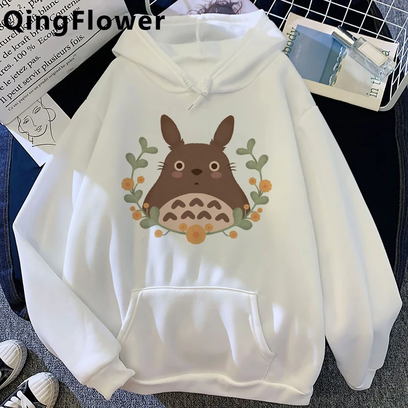 

Totoro Studio Ghibli Miyazaki Hayao hoodies female hip hop 2021 women sweatshirts hip hop printed