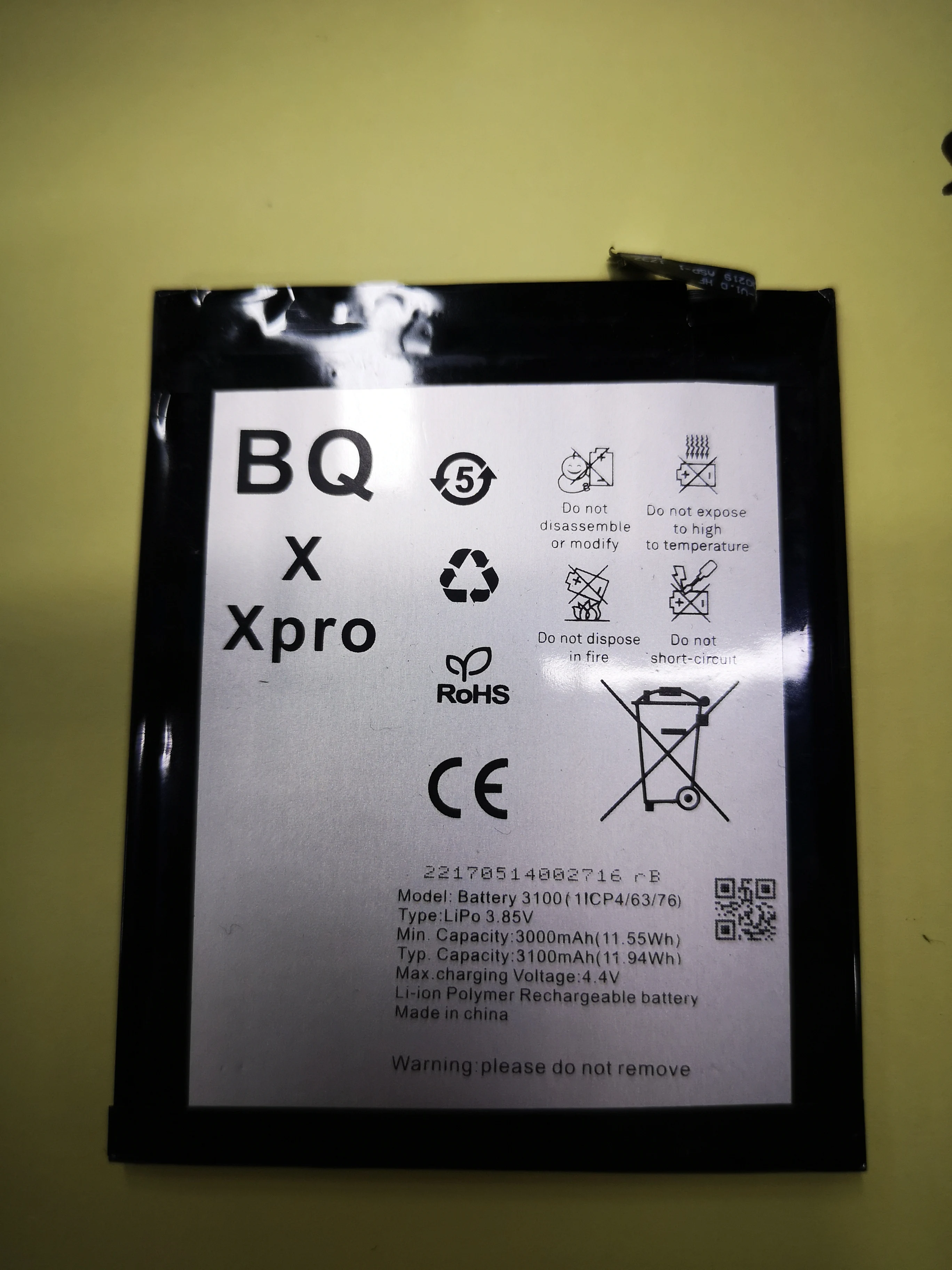 3100mAh High Quality Replacement Battery For BQ Aquaris X X Pro Batterie Bateria Accumulator AKKU ACCU Phone